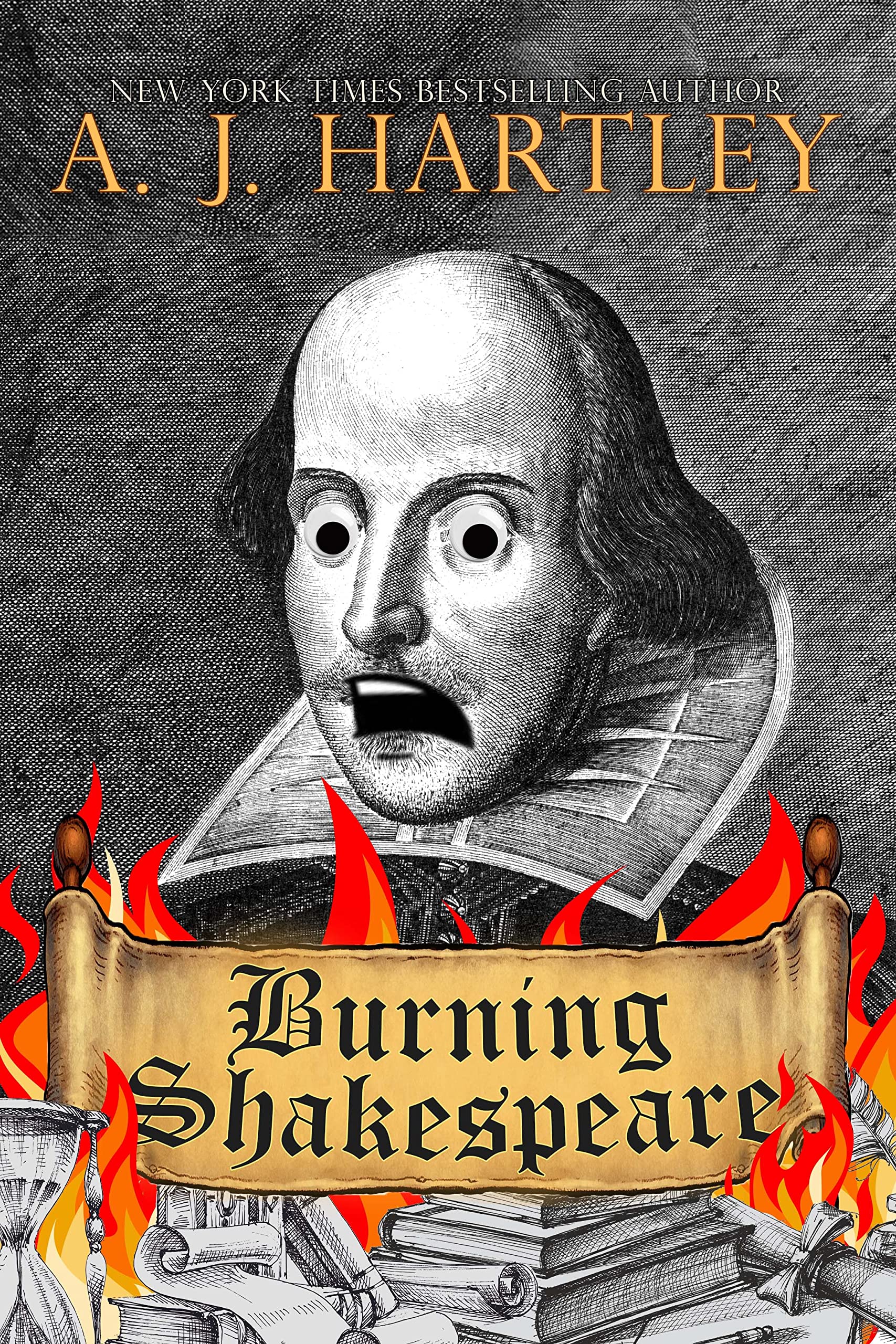 Burning Shakespeare book cover