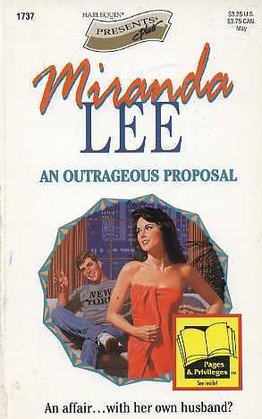 An Outrageous Proposal book cover
