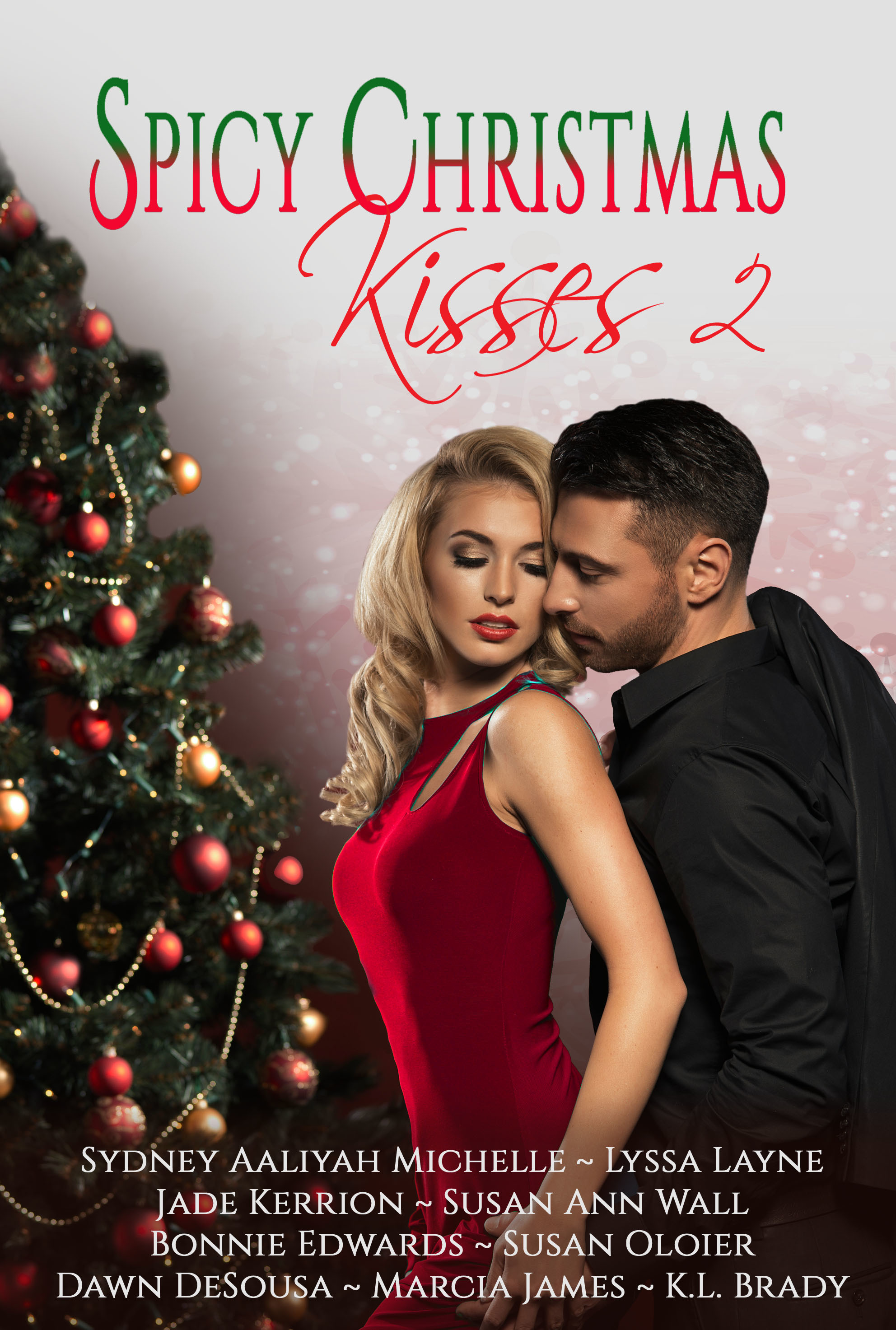 Spicy Christmas Kisses book cover 1