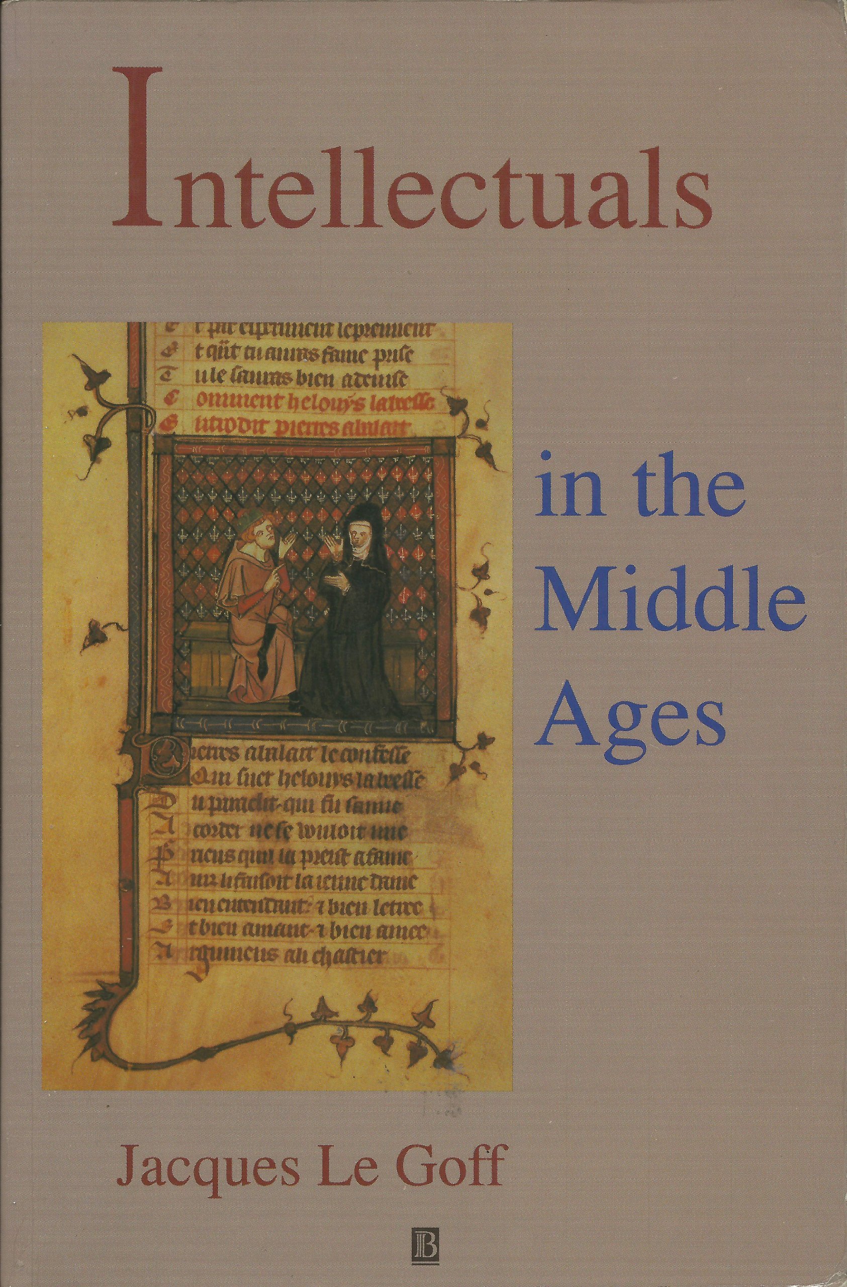 Intellectuals in the Middle Ages book cover