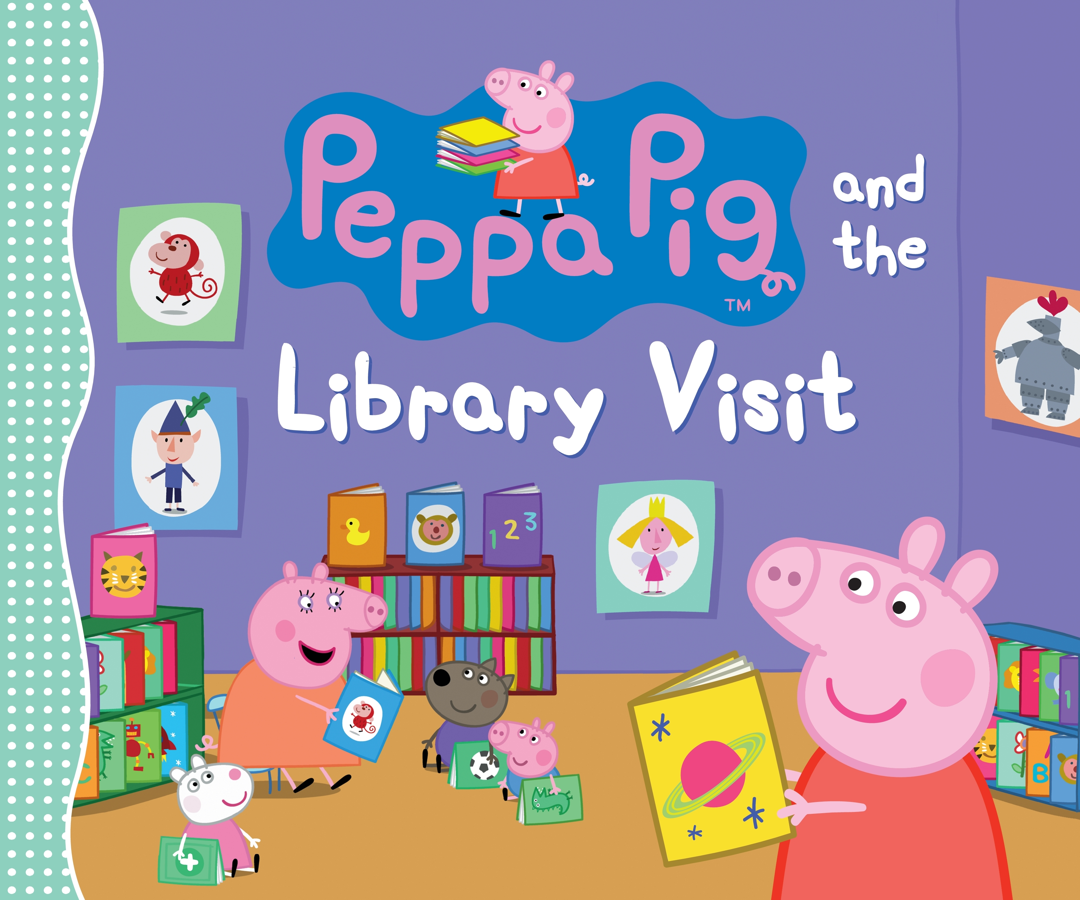 Peppa Pig and the Library Visit book cover