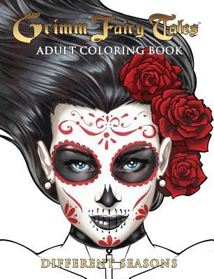 Grimm Fairy Tales Adult Coloring Book Different Seasons book cover