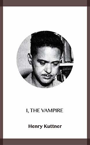 I, the Vampire book cover