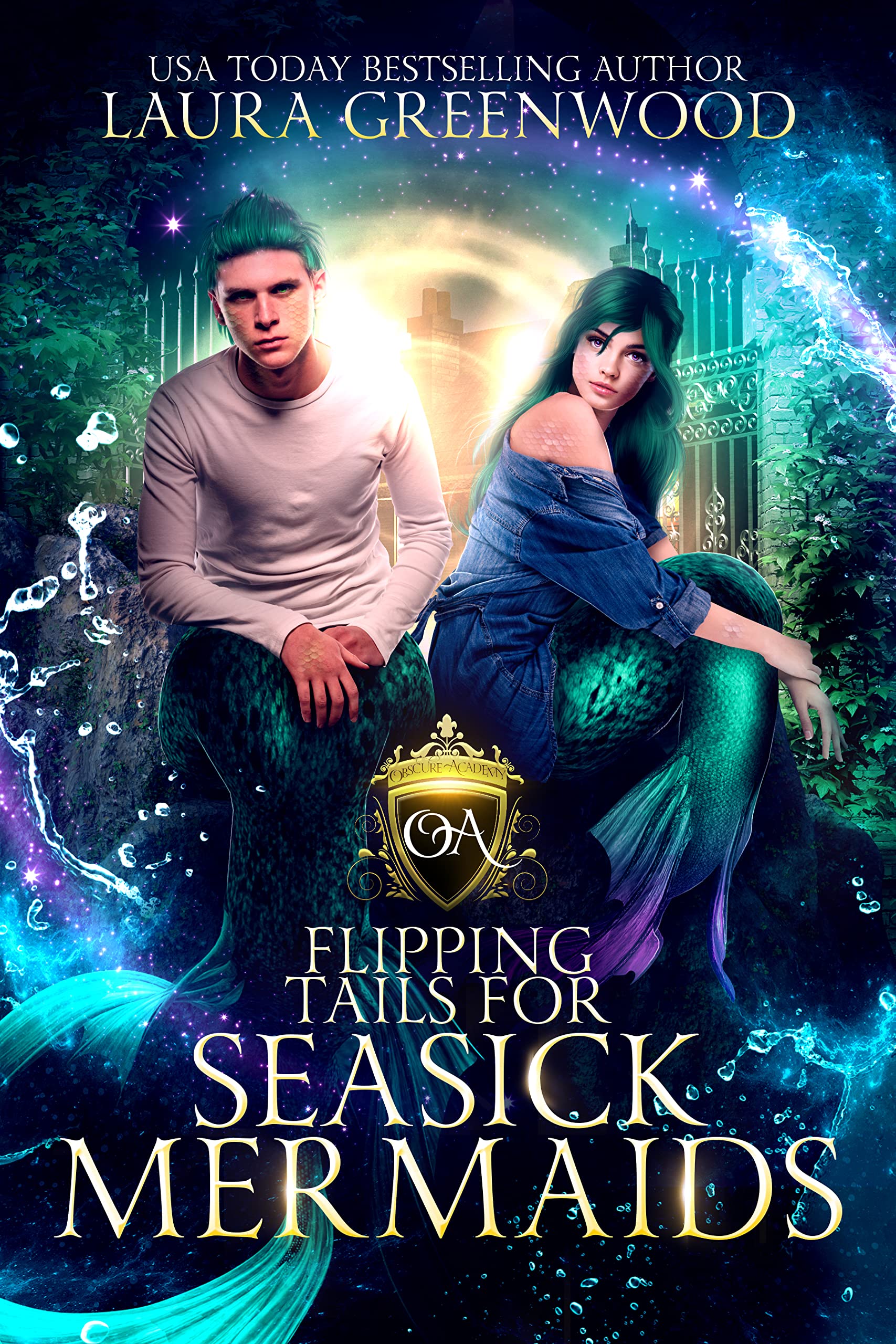 Flipping Tails For Seasick Mermaids book cover