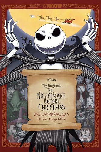 Disney Tim Burton's The Nightmare Before Christmas Full-Color Manga Edition book cover