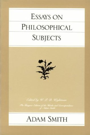 Essays on Philosophical Subjects book cover