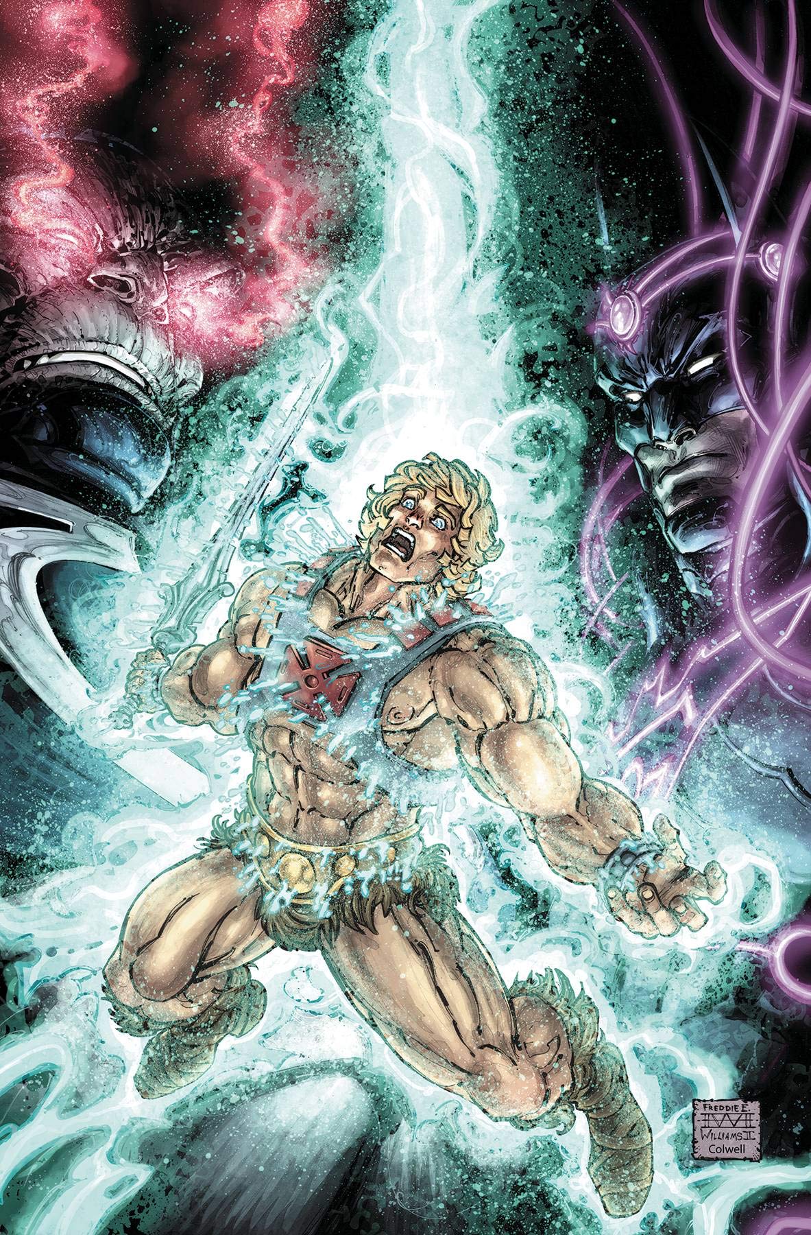 INJUSTICE VS THE MASTERS OF THE UNIVERSE #4 MAIN COVER book cover