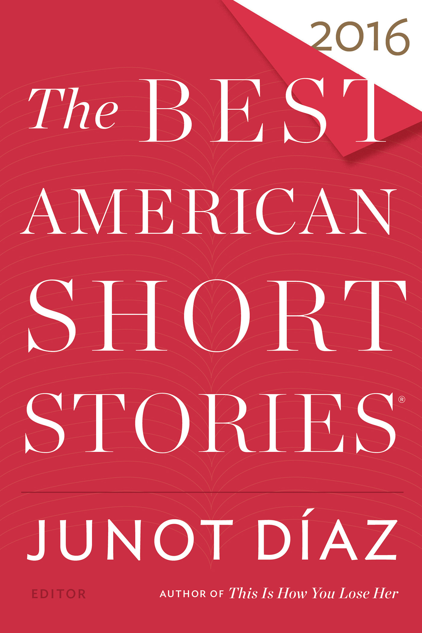 The Best American Short Stories 2016 book cover