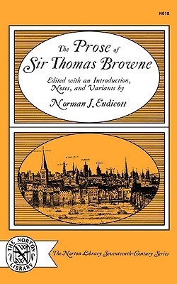 The Prose of Sir Thomas Browne book cover
