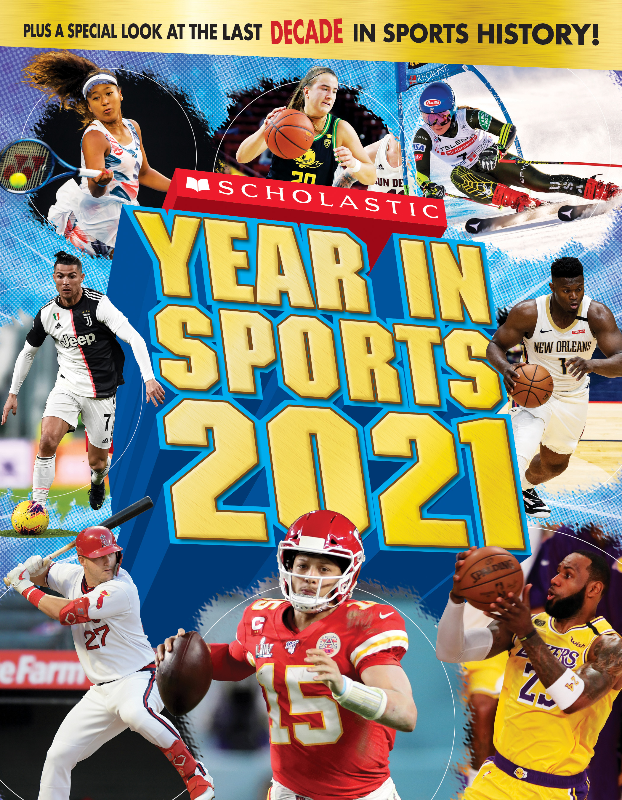 Scholastic Year in Sports 2021 book cover