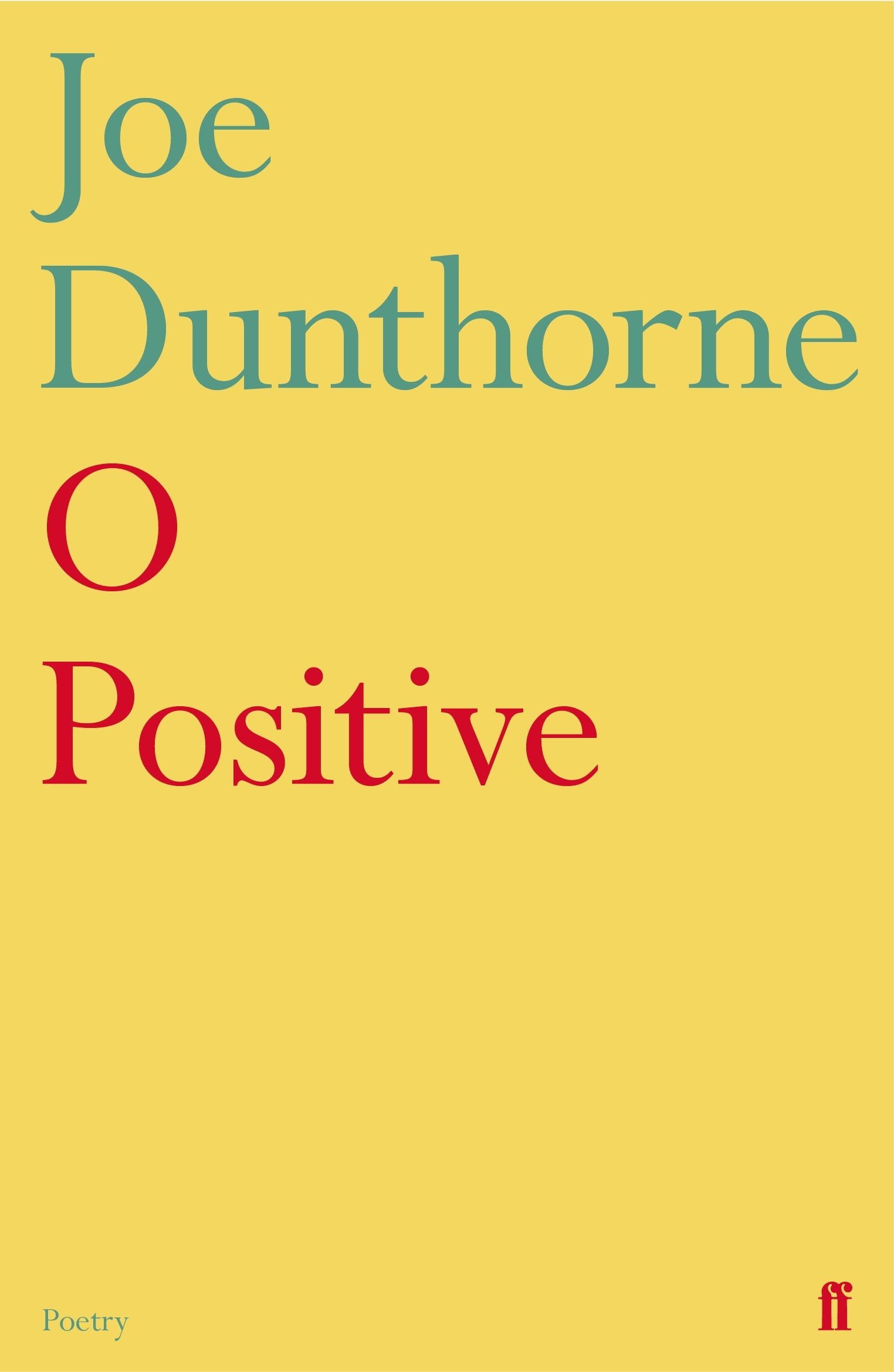 O Positive book cover
