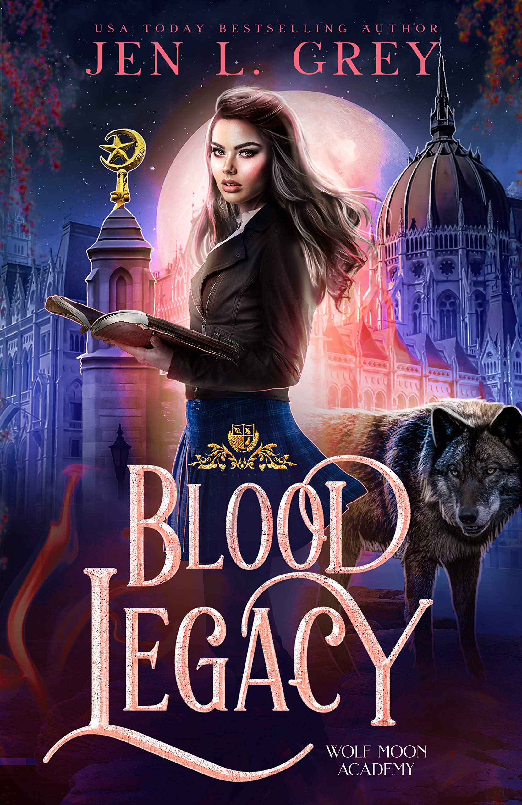 Wolf Moon Academy book cover 2