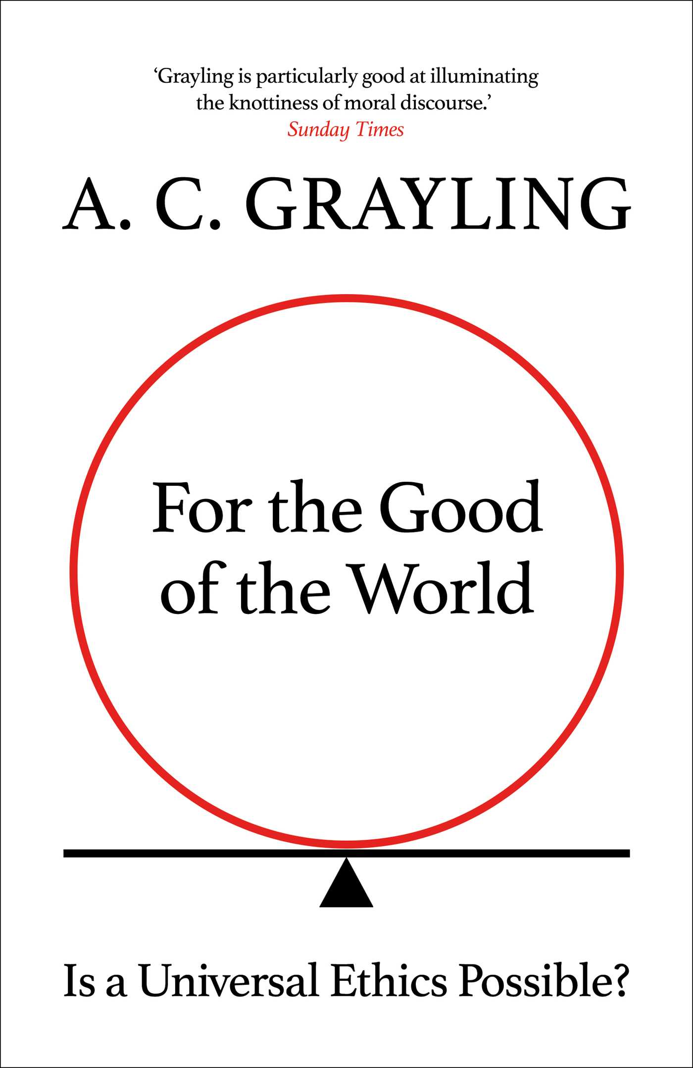 For the Good of the World book cover