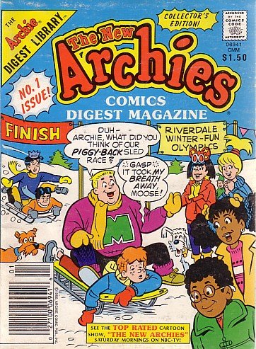 The New Archies Comics Digest Magazine, #1 book cover
