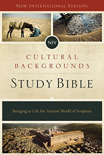 NIV, Cultural Backgrounds Study Bible book cover