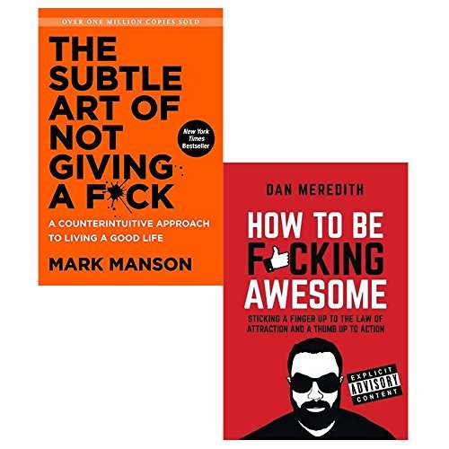 The Subtle Art of Not Giving a F*ck & How to be F*cking Awesome book cover