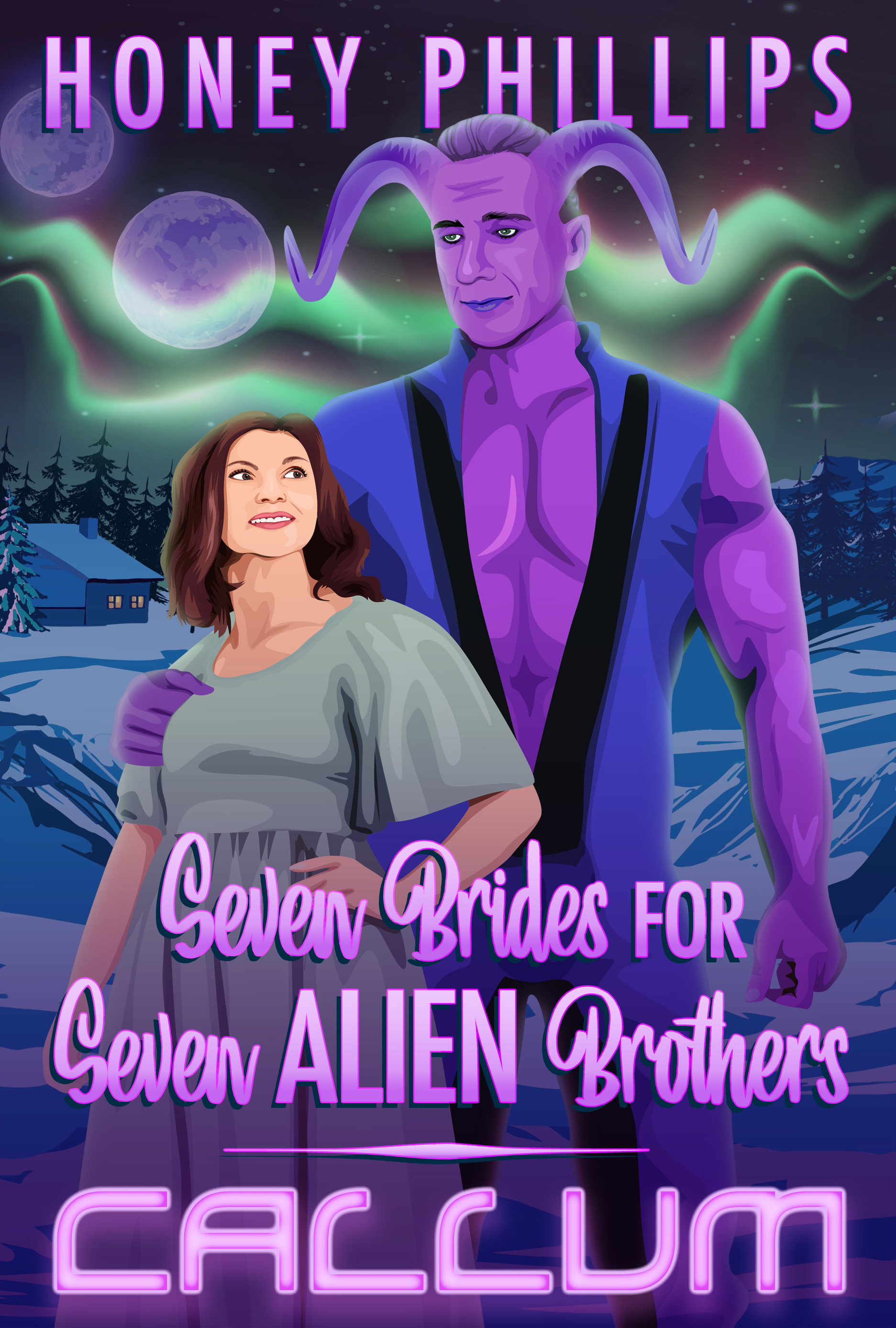 Seven Brides for Seven Alien Brothers book cover 3