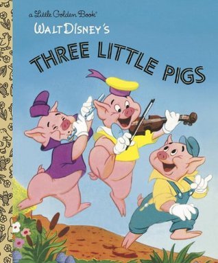 Walt Disney's Three Little Pigs book cover