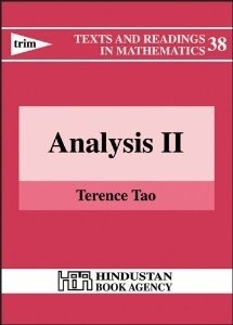 Analysis II book cover