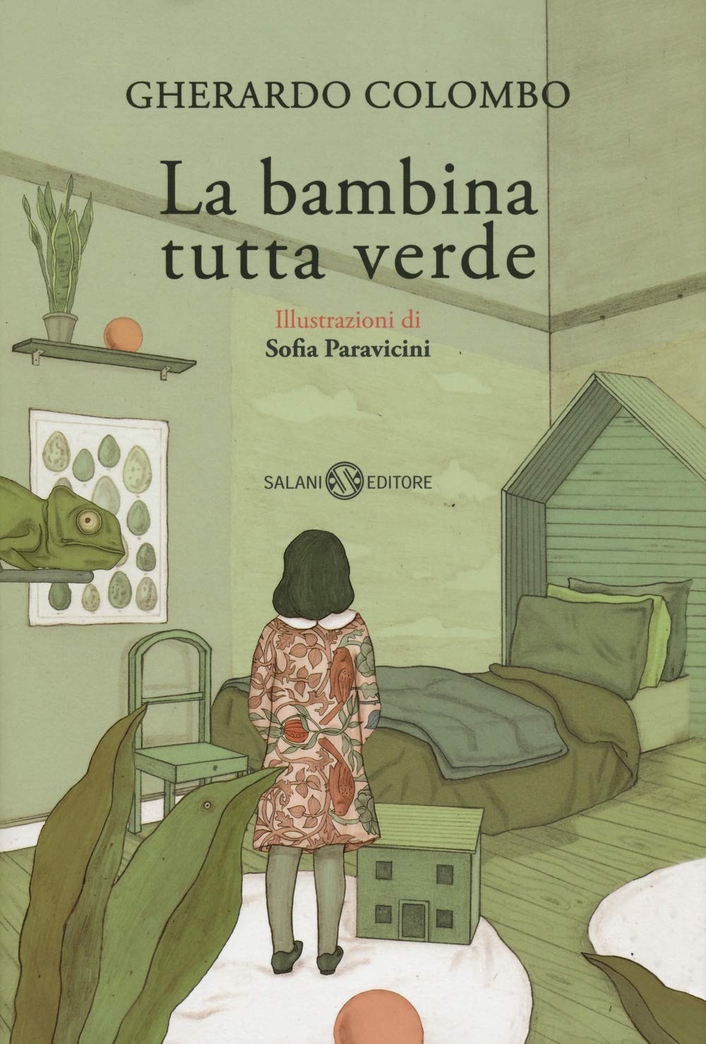 La bambina tutta verde book cover