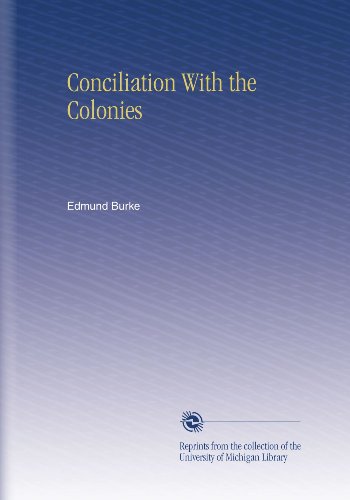 Conciliation With the Colonies book cover