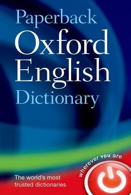 Paperback Oxford English Dictionary book cover