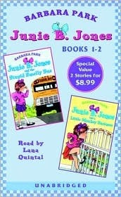 Junie B. Jones and the Stupid Smelly Bus; Junie B. Jones and a Little Monkey Business book cover