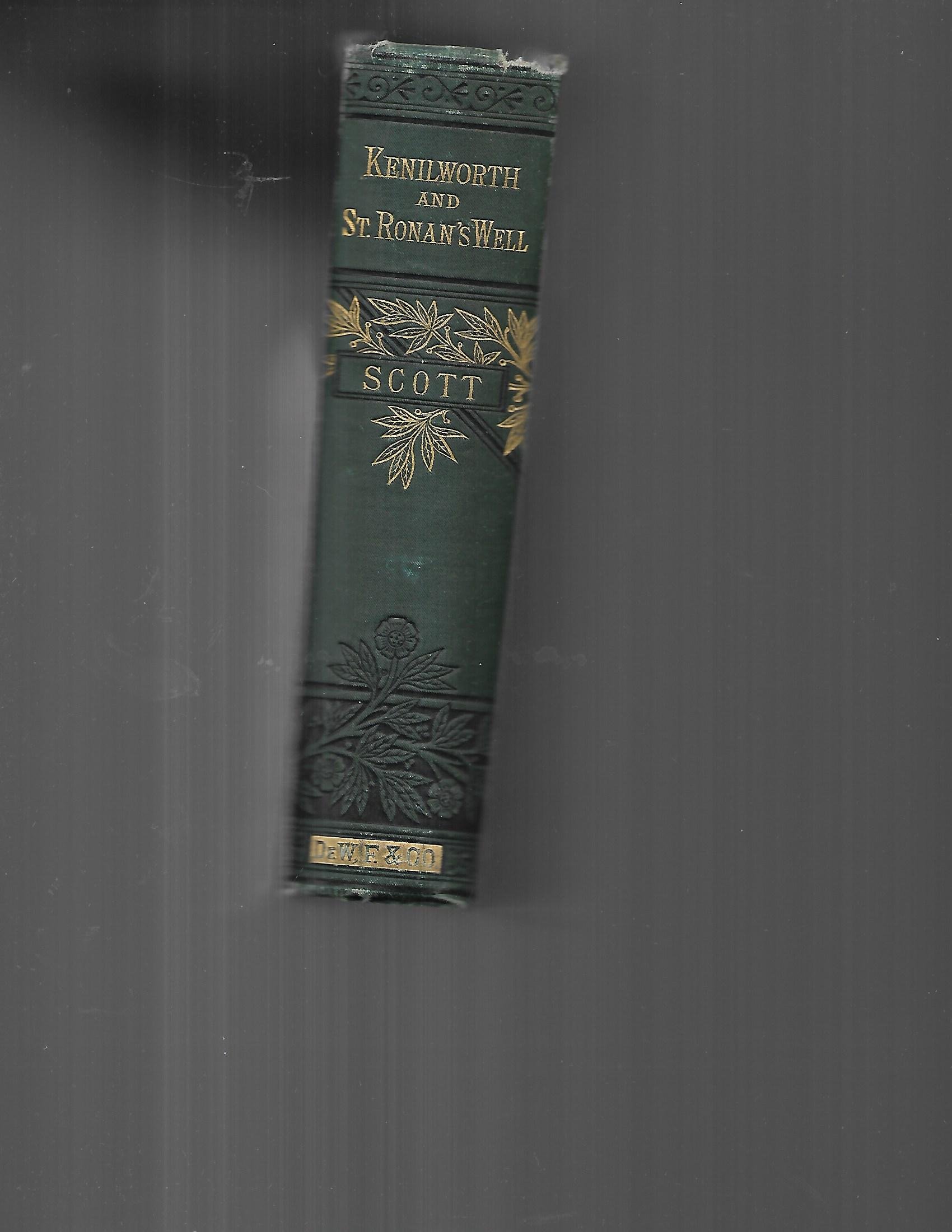 Kenilworth, and St. Ronan's Well book cover