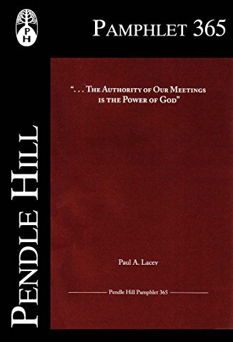 The Authority of Our Meetings is in the Power of God book cover