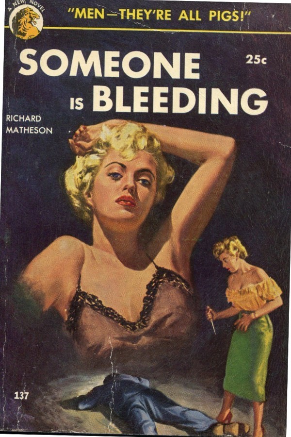 Someone Is Bleeding book cover