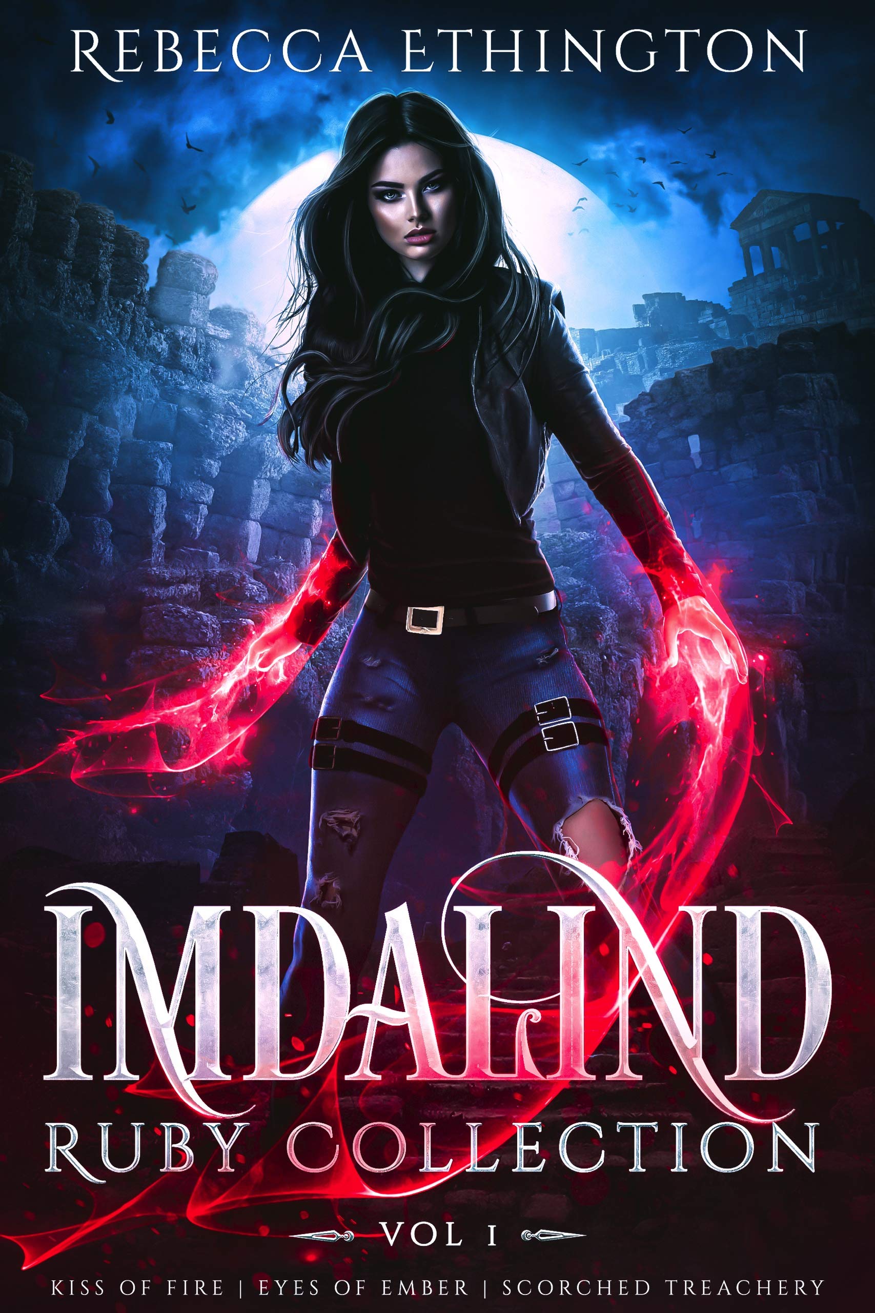 Kiss of Ember and Treachery book cover