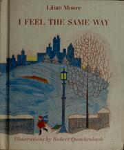I Feel the Same Way book cover