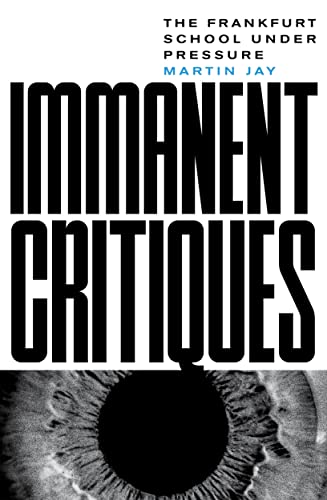 Immanent Critiques book cover