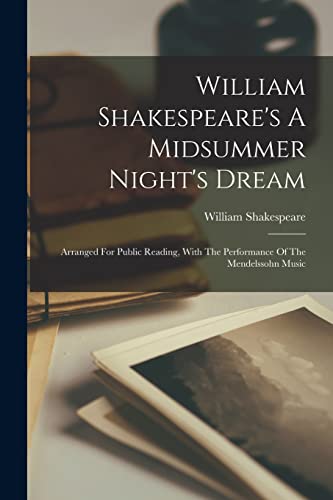 William Shakespeare's A Midsummer Night's Dream book cover