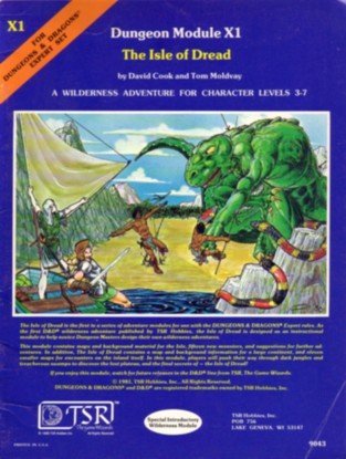 The Isle of Dread book cover