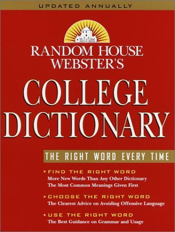 Random House Webster's College Dictionary book cover