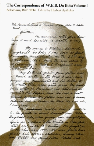 The Correspondence of W.E.B. Du Bois book cover