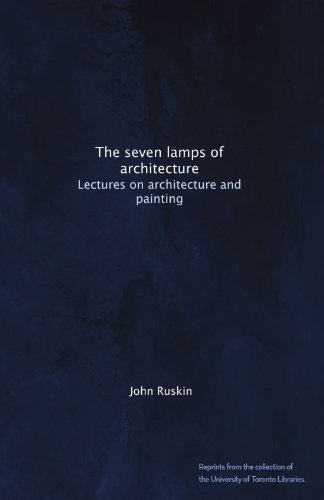 The Seven Lamps of Architecture book cover