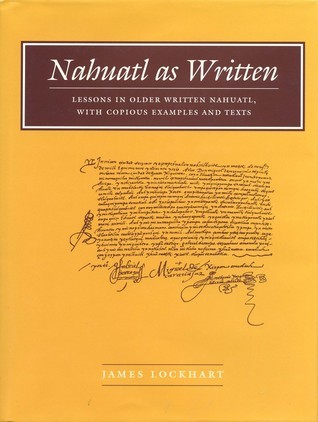 Nahuatl as Written book cover