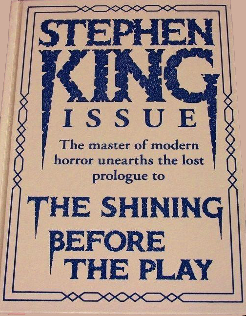 The Shining book cover 1