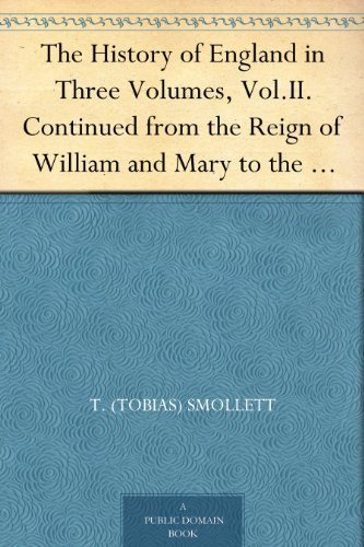 The History of England in Three Volumes, Volume II book cover