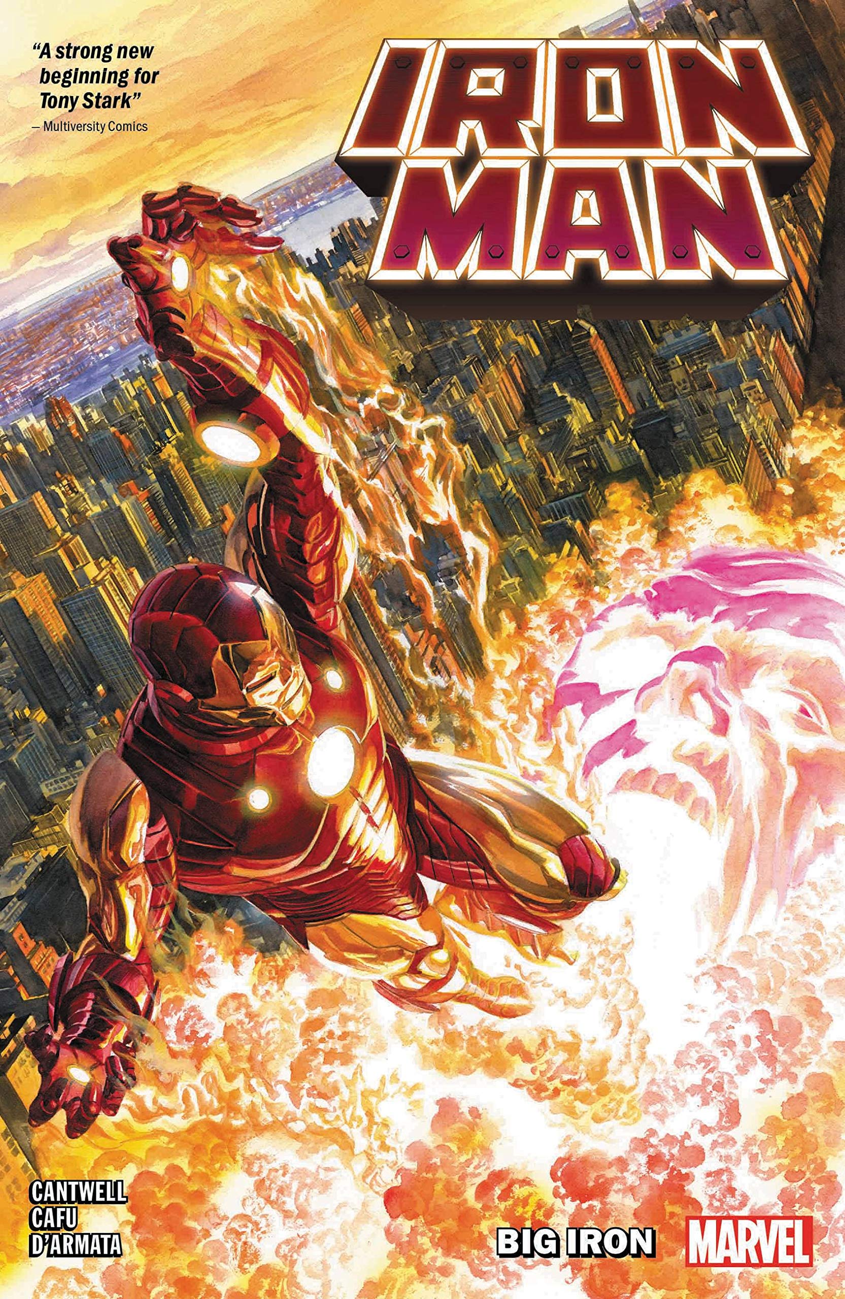 Iron Man (2020) book cover 1