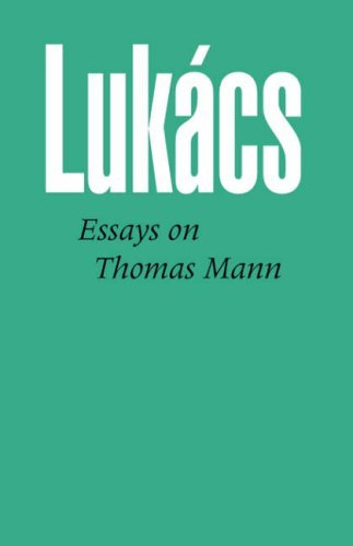 Essays on Thomas Mann book cover