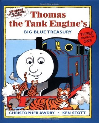 Thomas the Tank Engine's Big Blue Treasury book cover