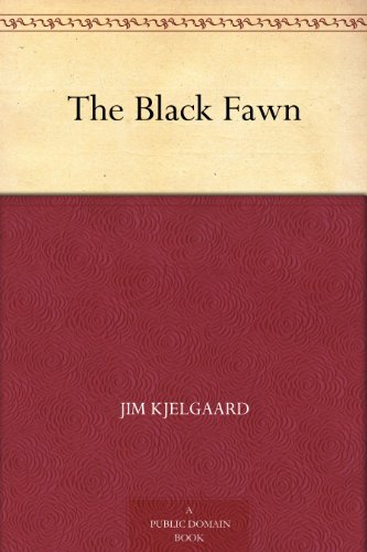 The Black Fawn by Jim Kjelgaard book cover