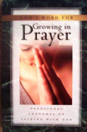 God's Word for Growing in Prayer book cover