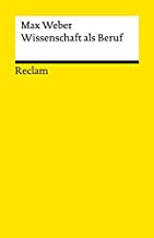 Wissenschaft als Beruf book cover