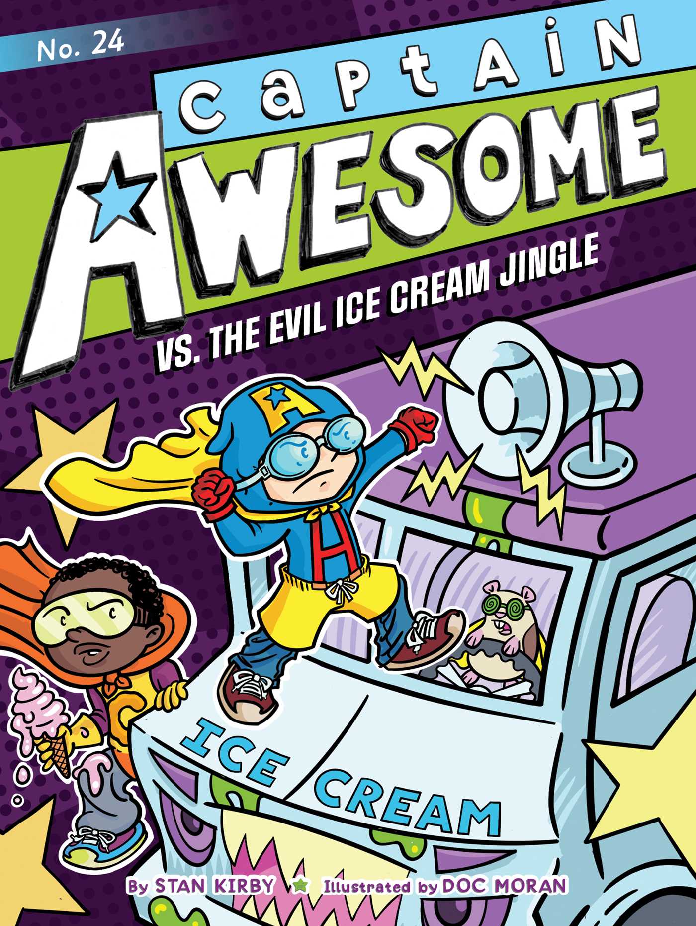 Captain Awesome vs. the Evil Ice Cream Jingle book cover
