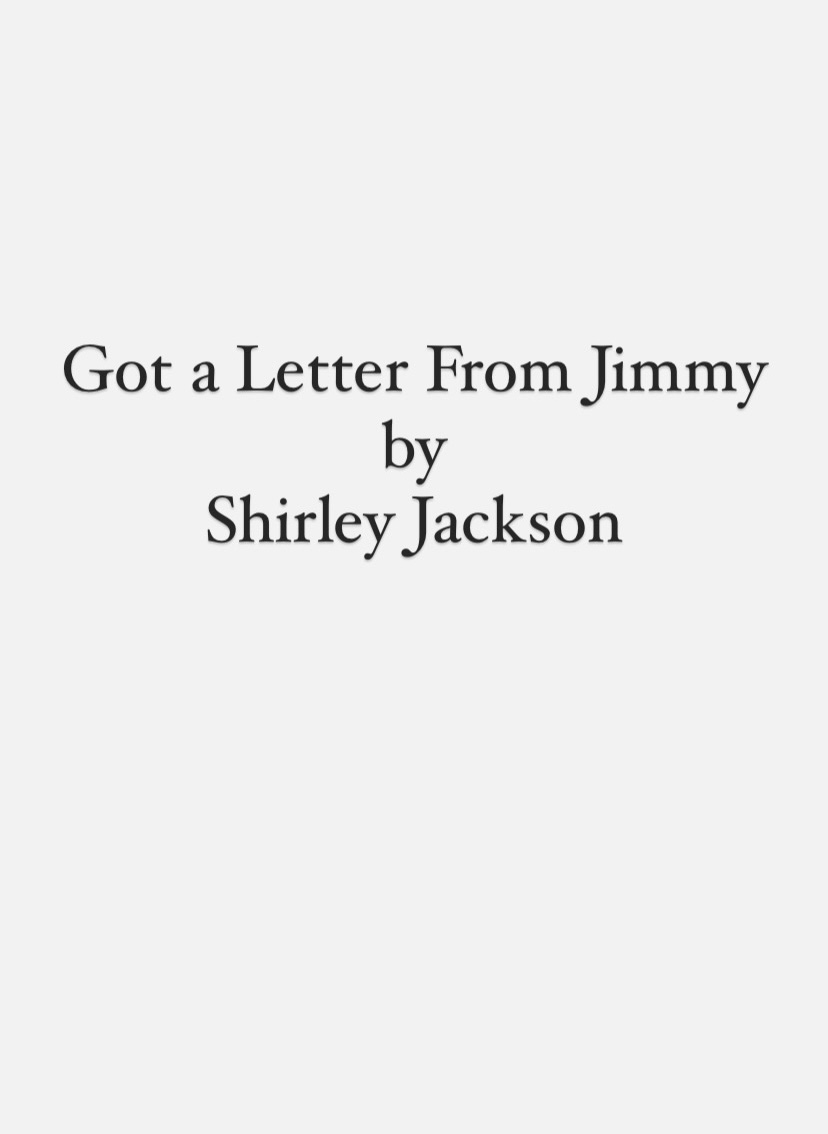Got a Letter from Jimmy book cover