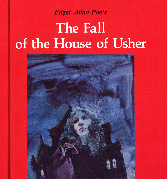 Edgar Allan Poe's the Fall of the House of Usher book cover